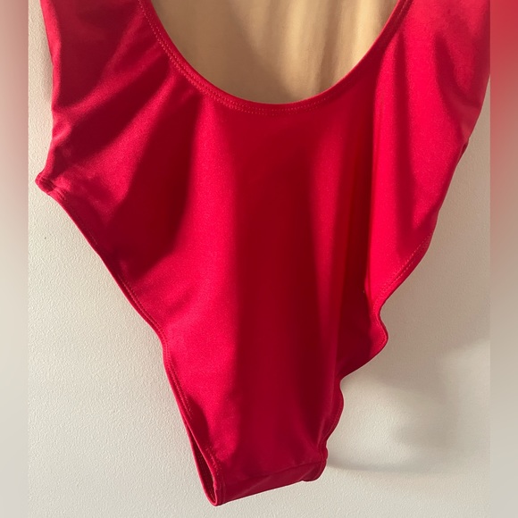 NWT Ravesuits One Piece Red Bathing Suit Swimsuit Bad and Boujee M/L - Picture 9 of 12